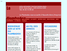 Tablet Screenshot of leflambadou.naucelle.com